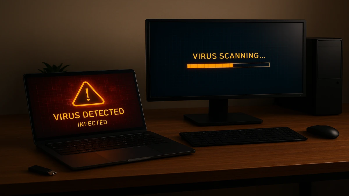 Malware signs and fixes